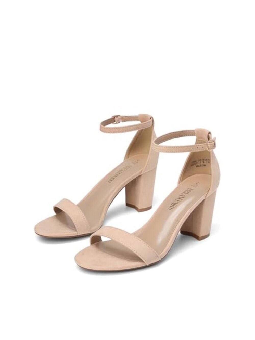 Women's Comfort Block Heel Sandals Ankle Strap Open Toe Heels Dress Shoes